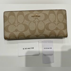 Authentic Coach Bifold Long Wallet